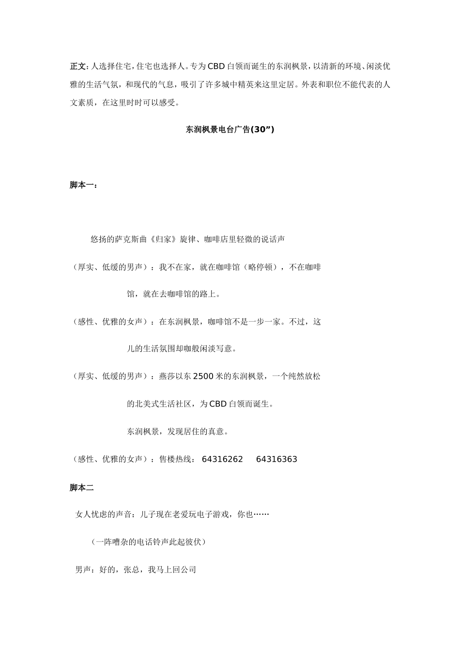 一个完整的房地产全套文案策划(经典)_第3页