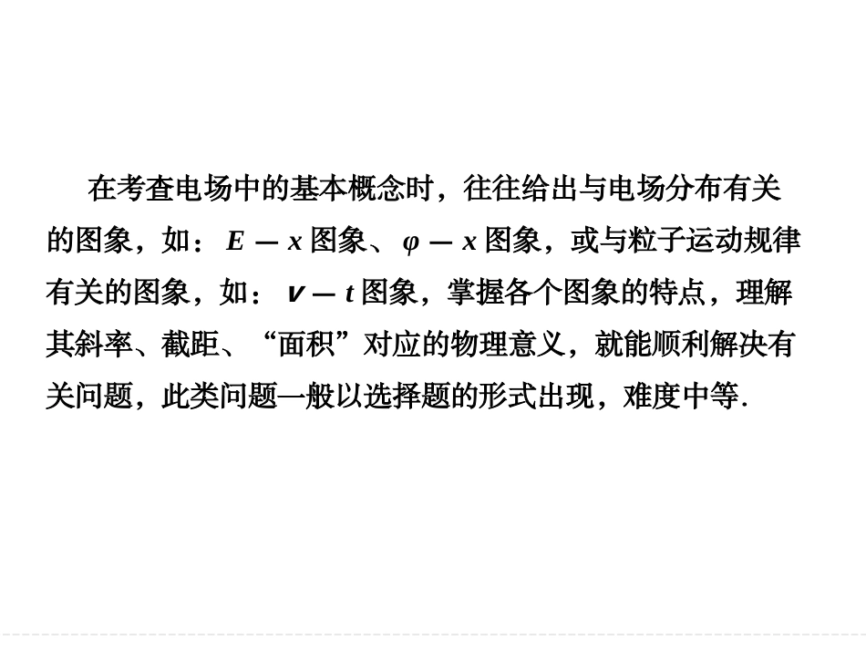 -电场中E-x图象、φ-x图象v-t图象的剖析及应用_第2页