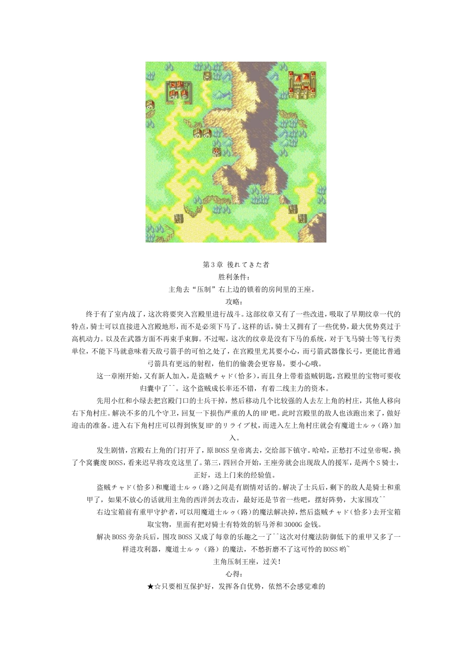 《火焰纹章-封印之剑》图文攻略_第3页