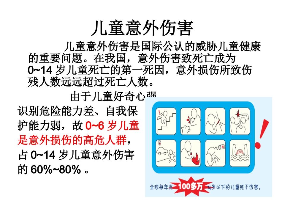 2016年儿童意外伤害的预防课件_第2页