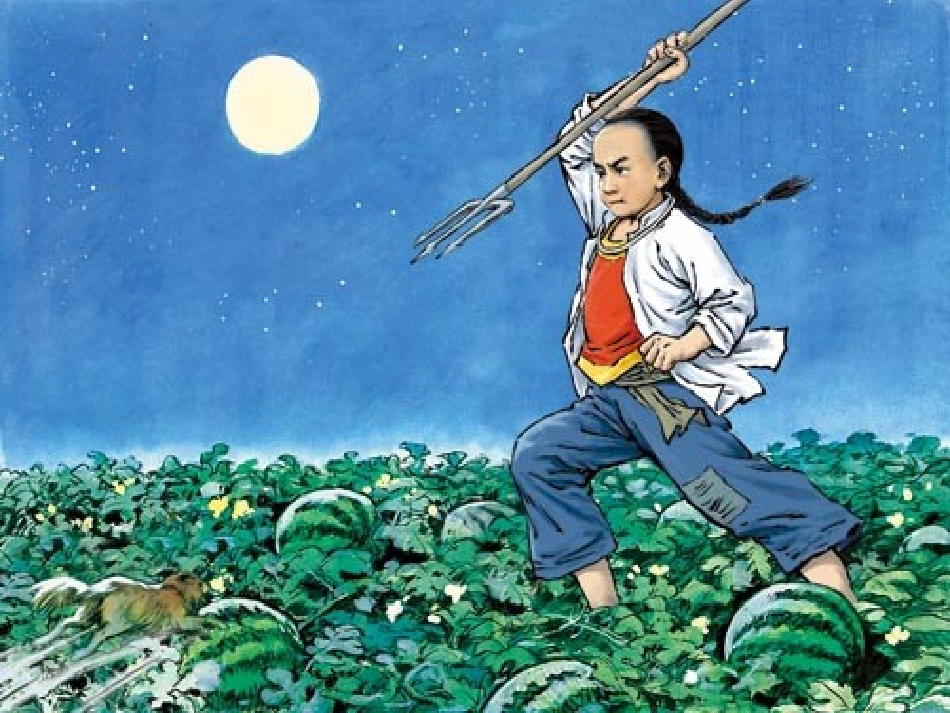 17少年闰土教学设计第二课时_第1页