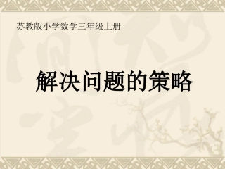 解决问题的策略 (5)
