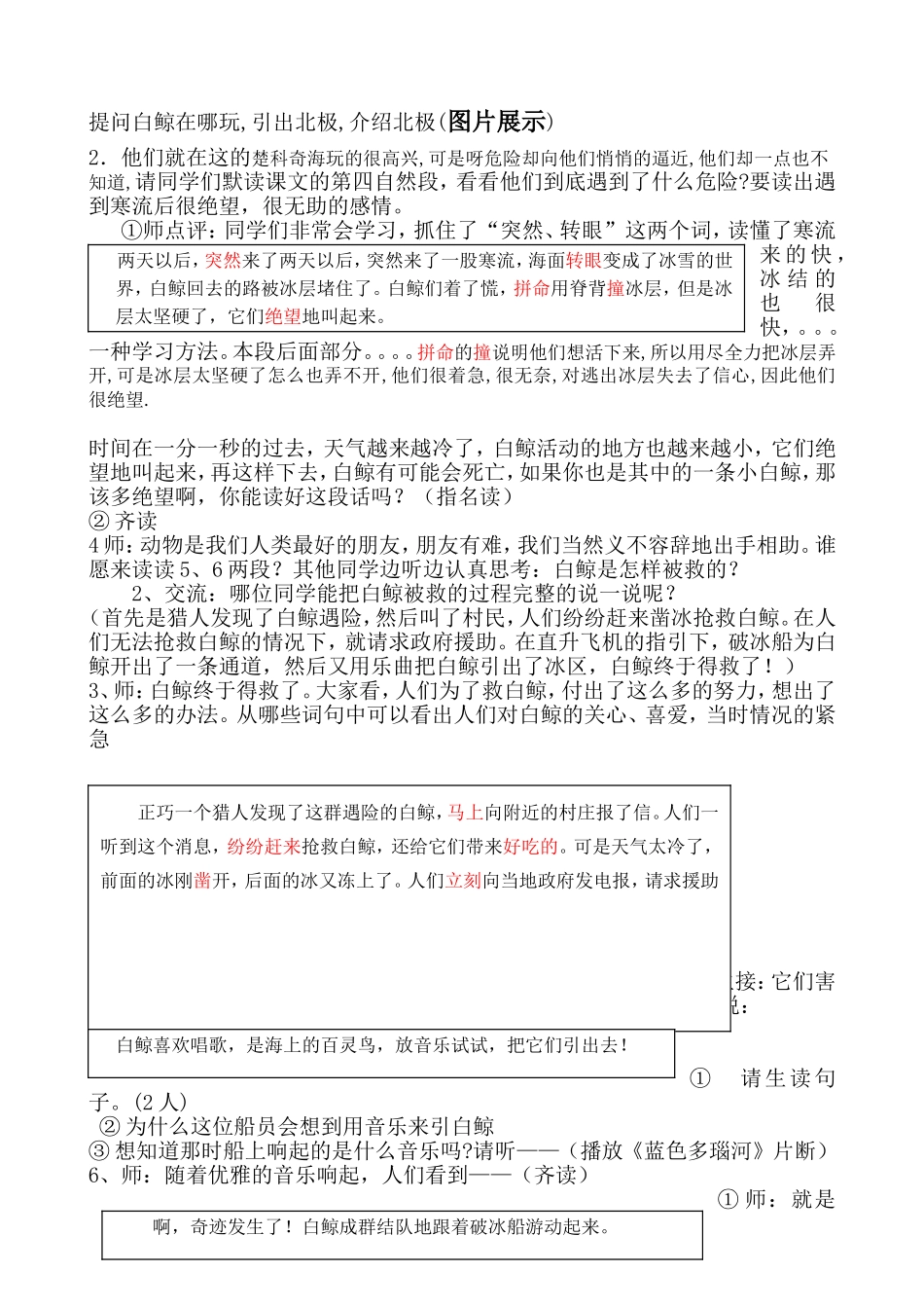 《喜爱音乐的白鲸》教案_第2页