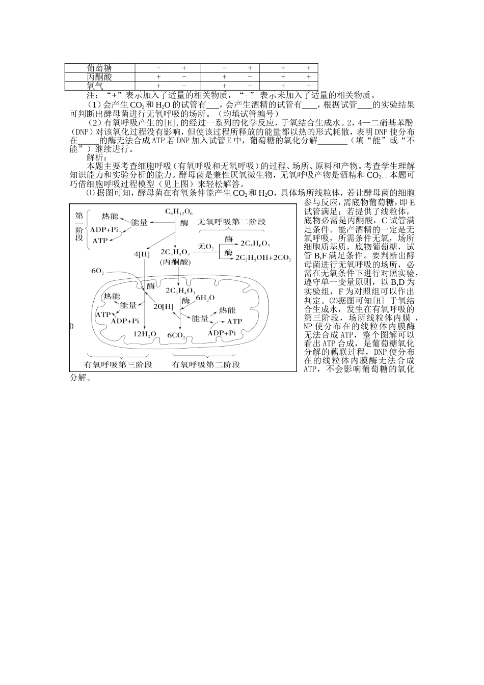 借用生物模型，巧解光合作用、细胞呼吸习题（已发表）_第2页