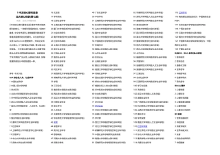 2018-2019版最新北大核心期刊目录-中文核心目录 第七版7