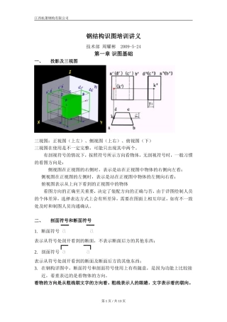 钢结构识图图集图标讲解