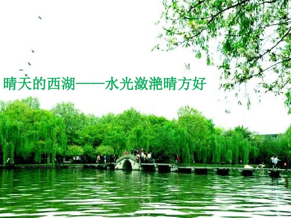 《饮湖上初晴后雨》精品ppt课件_第3页