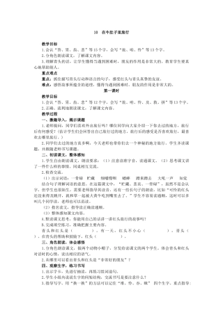 《 在牛肚子里旅行》教案