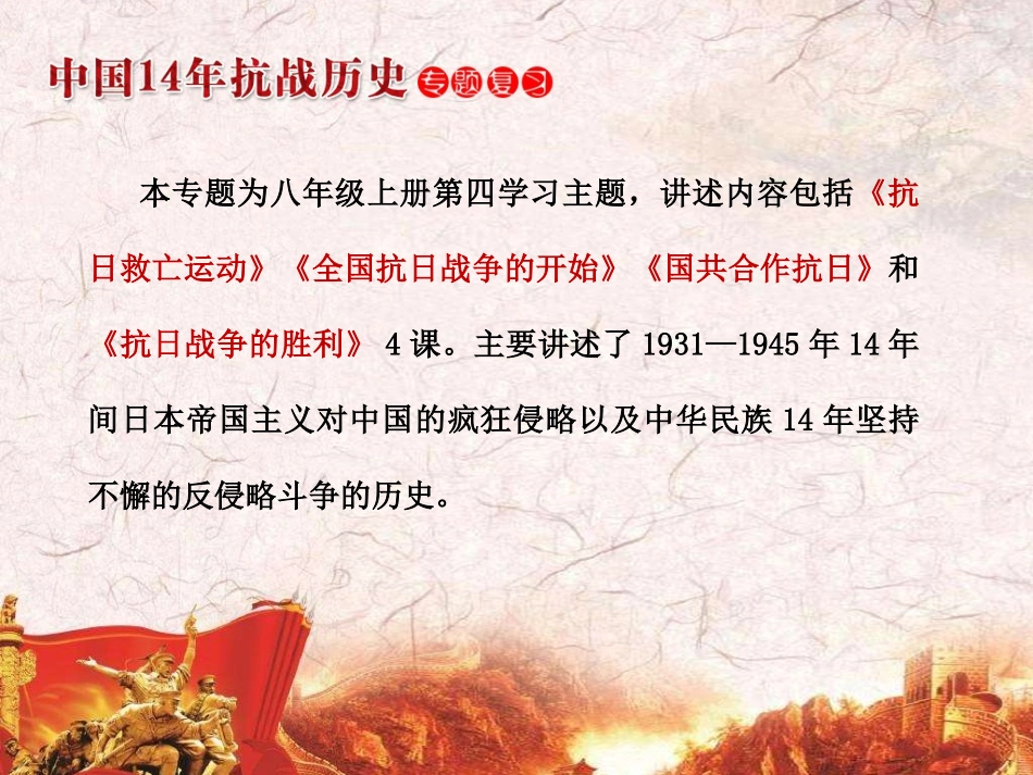 2017中国14年抗战历史 (PPT)_第2页