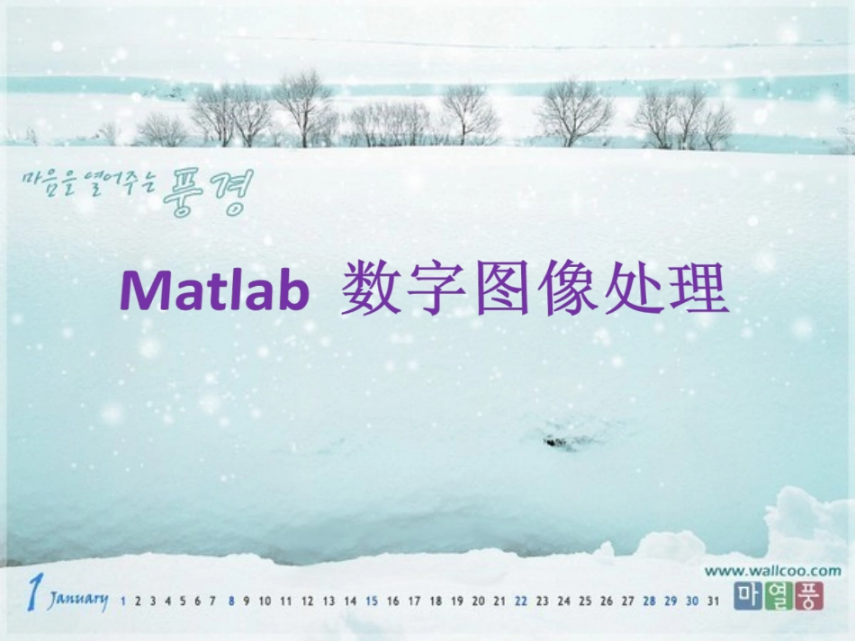 Matlab图像处理教程简易教程_第1页