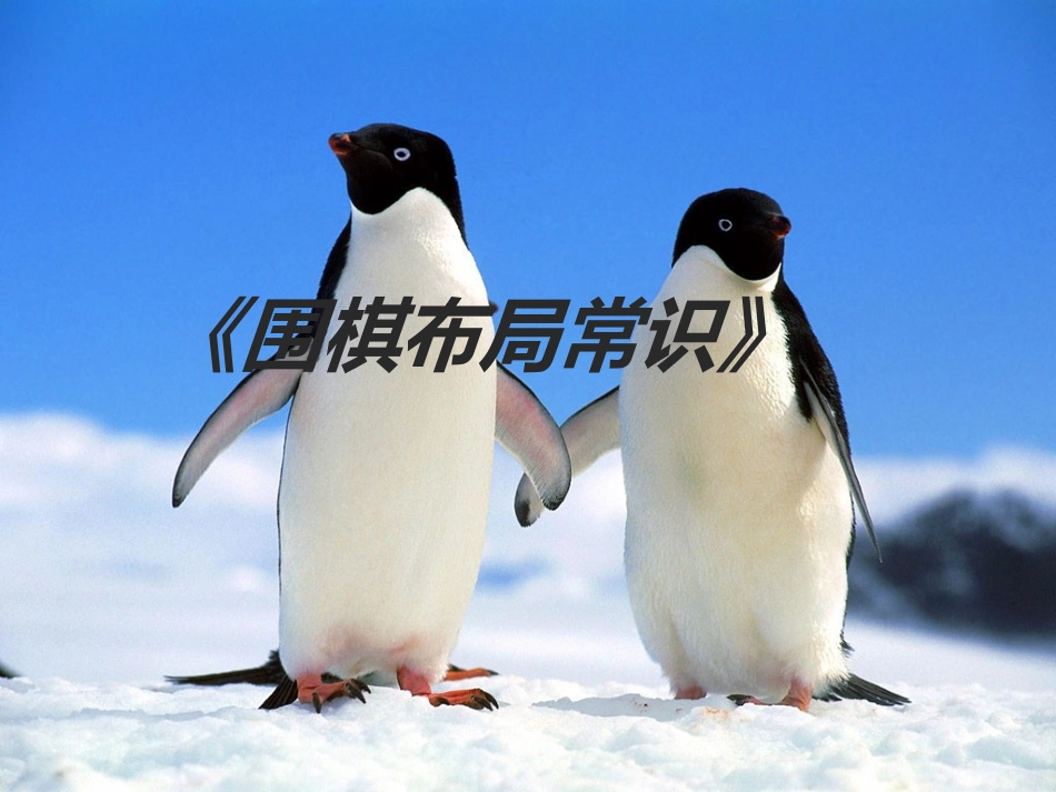 《围棋布局篇》_第1页