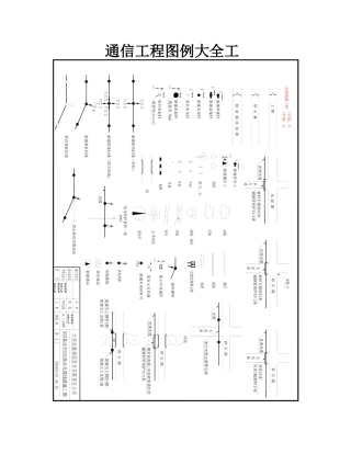 CAD通信工程图例大全