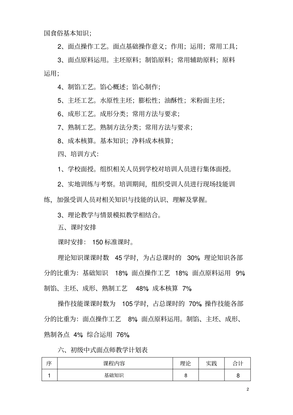 中式面点计划_第2页
