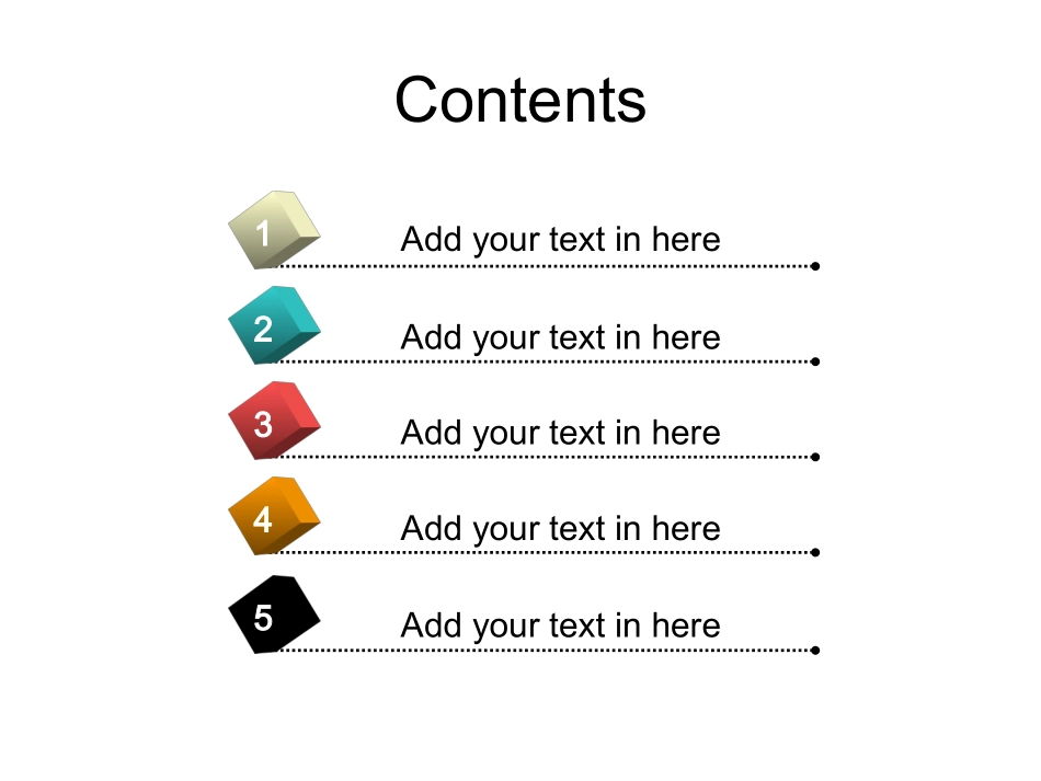 PPT素材(关系结构图 2)_第3页