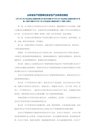 山东省生产经营单位安全生产主体责任规定 (2)