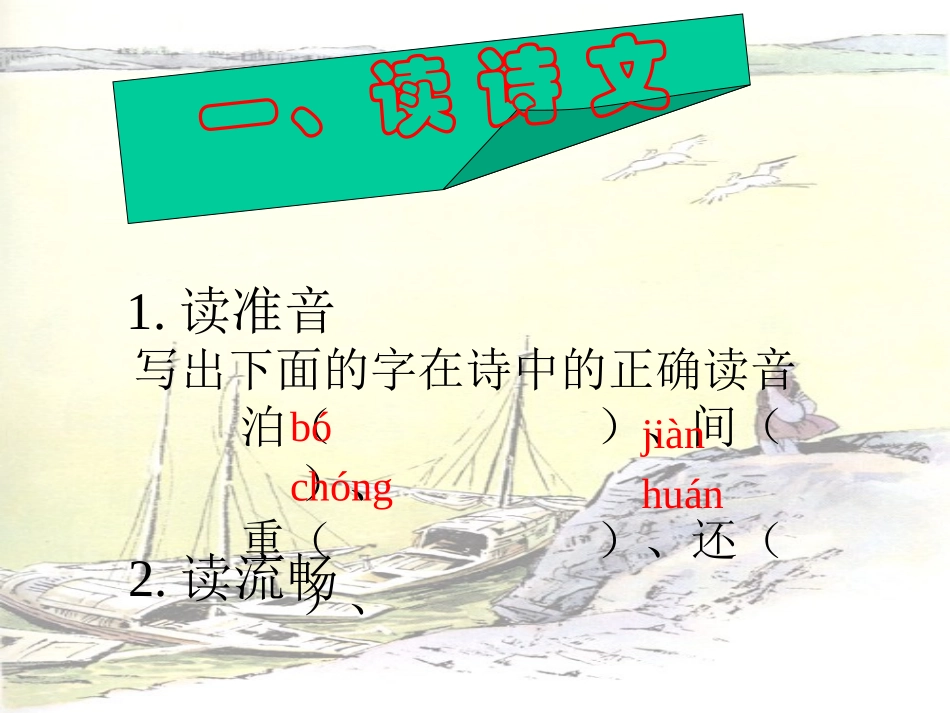 《泊船瓜洲》课件_第2页