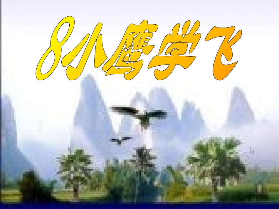 小鹰学飞PPT_第1页