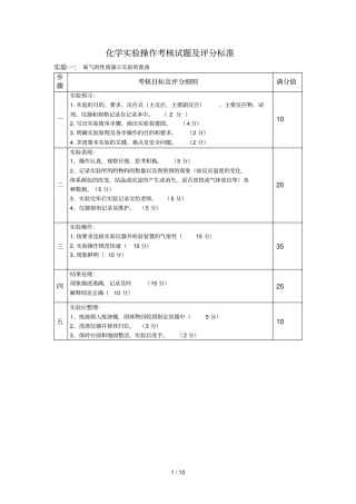 中教法考核试题及评分标准