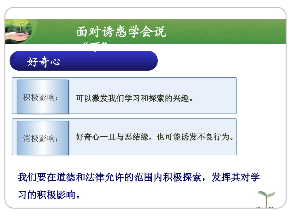 面对诱惑学会说不_第3页