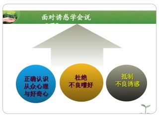 面对诱惑学会说不