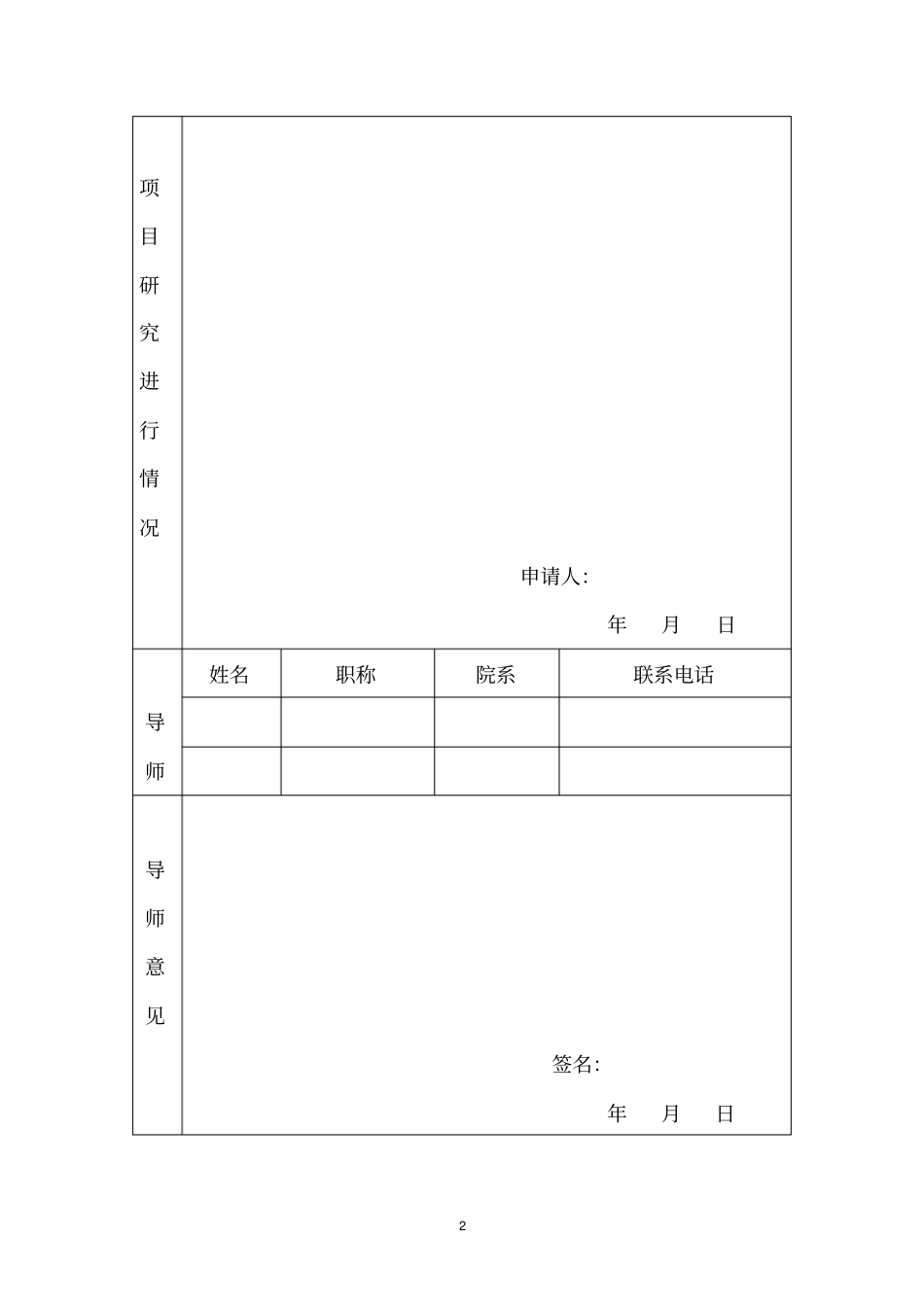 中期审查报告表_第2页