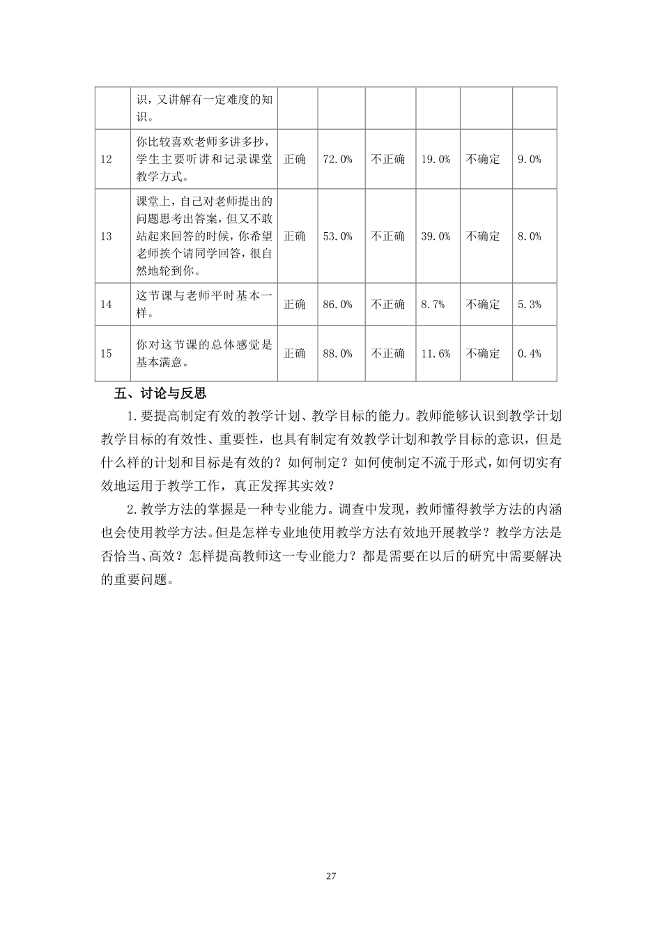提高初中化学课堂教学有效性研究—调查报告_第3页