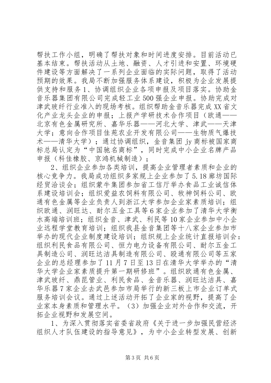 乡镇工信局年度工作总结及工作计划_第3页