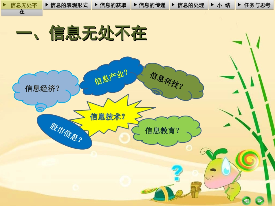 小学信息技术《奇妙的信息世界》_第3页