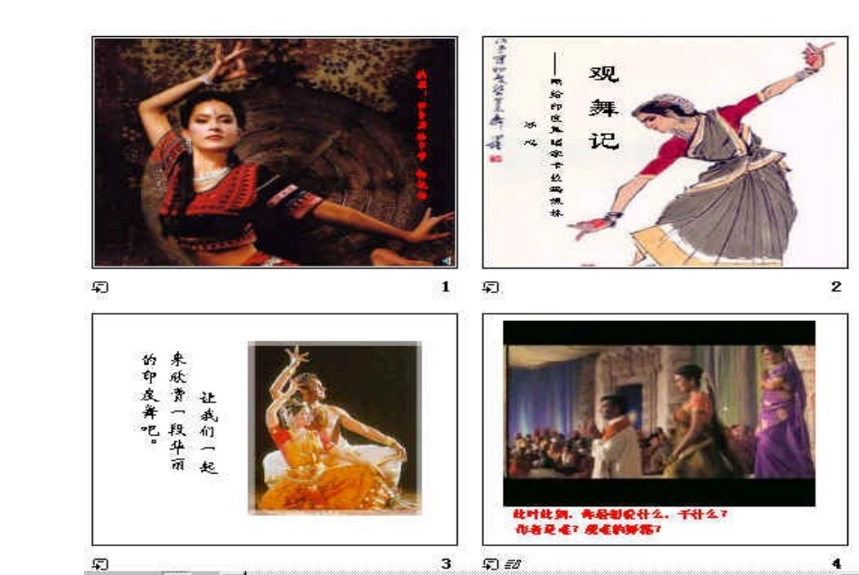 《观舞记》教学课件——凤台县关店中学王金战_第2页