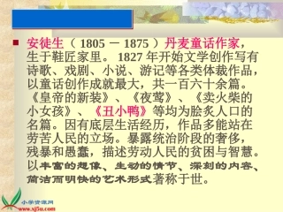鄂教版二年级语文下册《丑小鸭_4》PPT课件