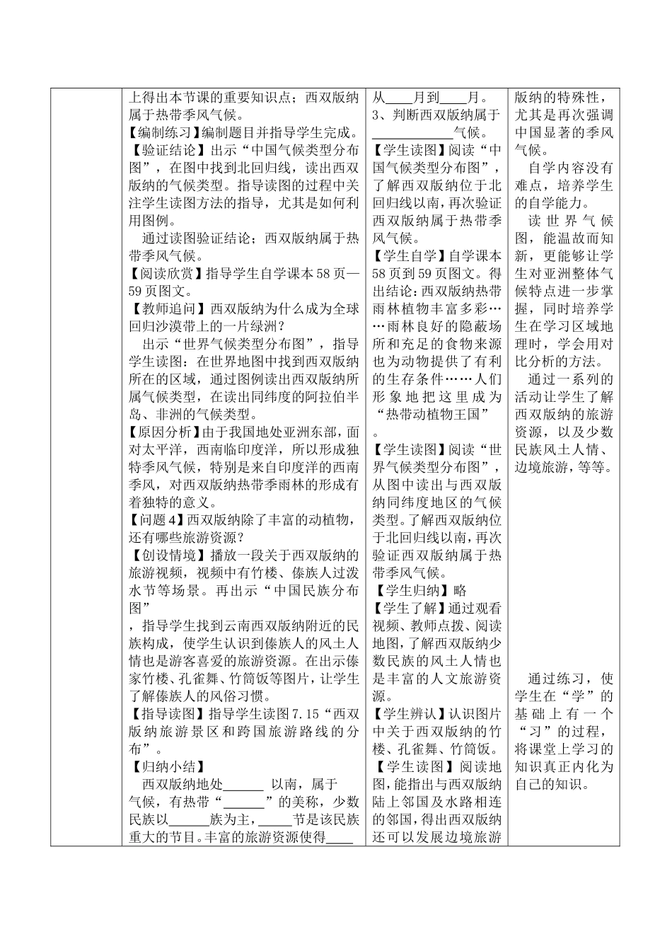 八年级地理第七章第二节西双版纳_第3页