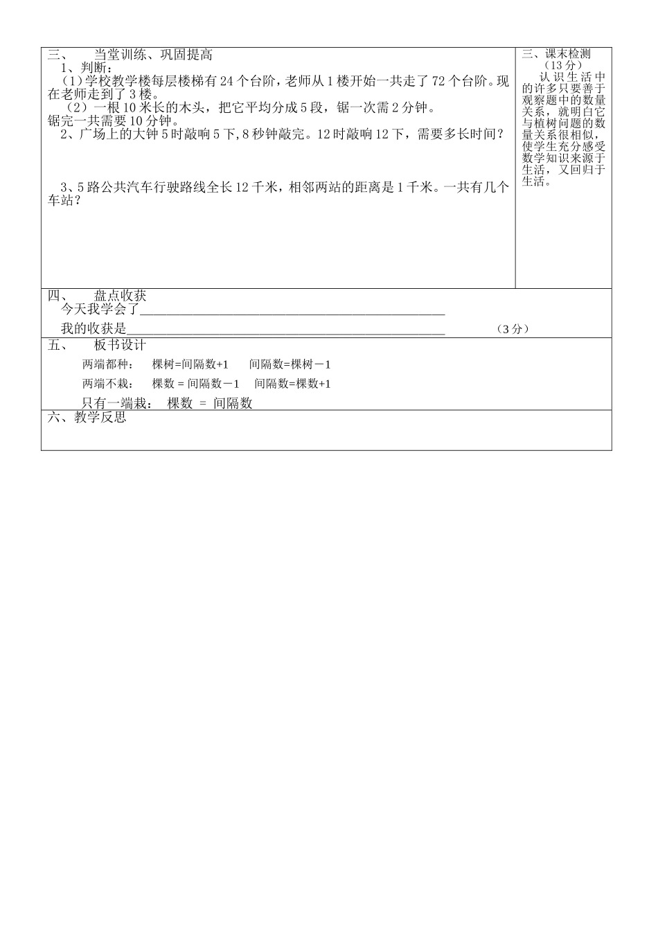 植树问题例1（两端都栽）_第3页