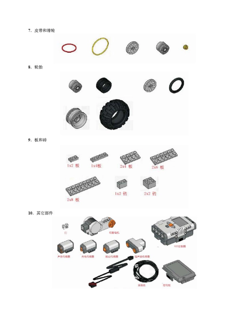 常用乐高零件清单.._第3页