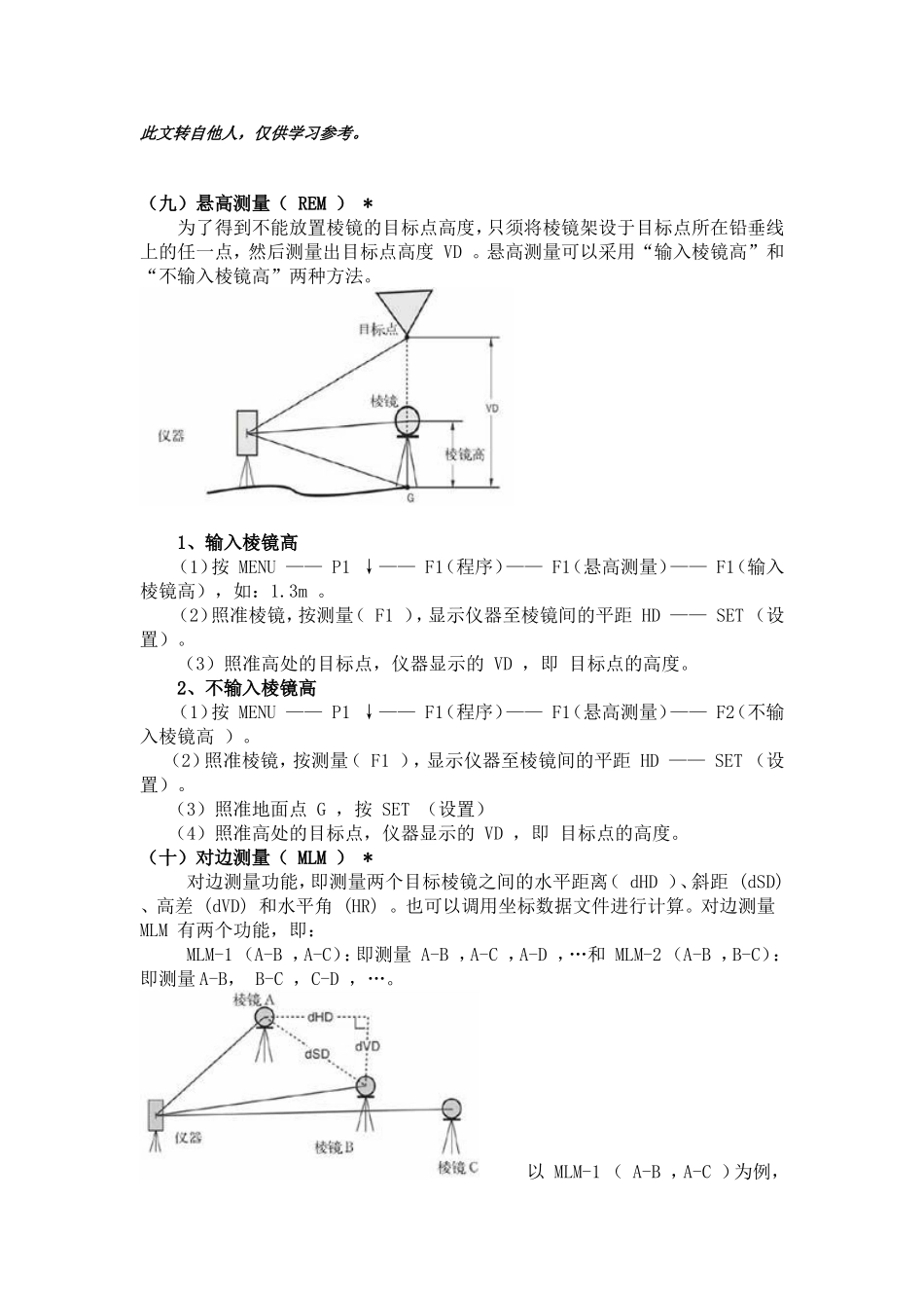 常用全站仪功能测量方法简介_第1页