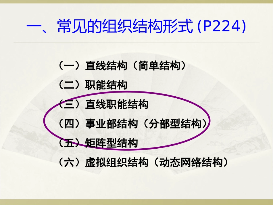 常见的组织结构形式_第1页