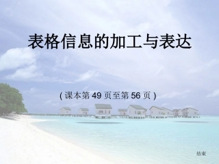 表格信息的加工与表达课件(上课)
