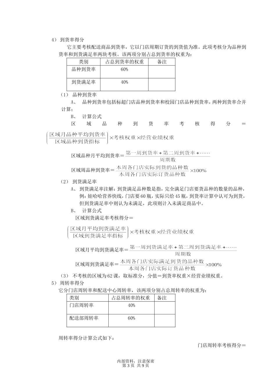 超市采购考核方案_第3页