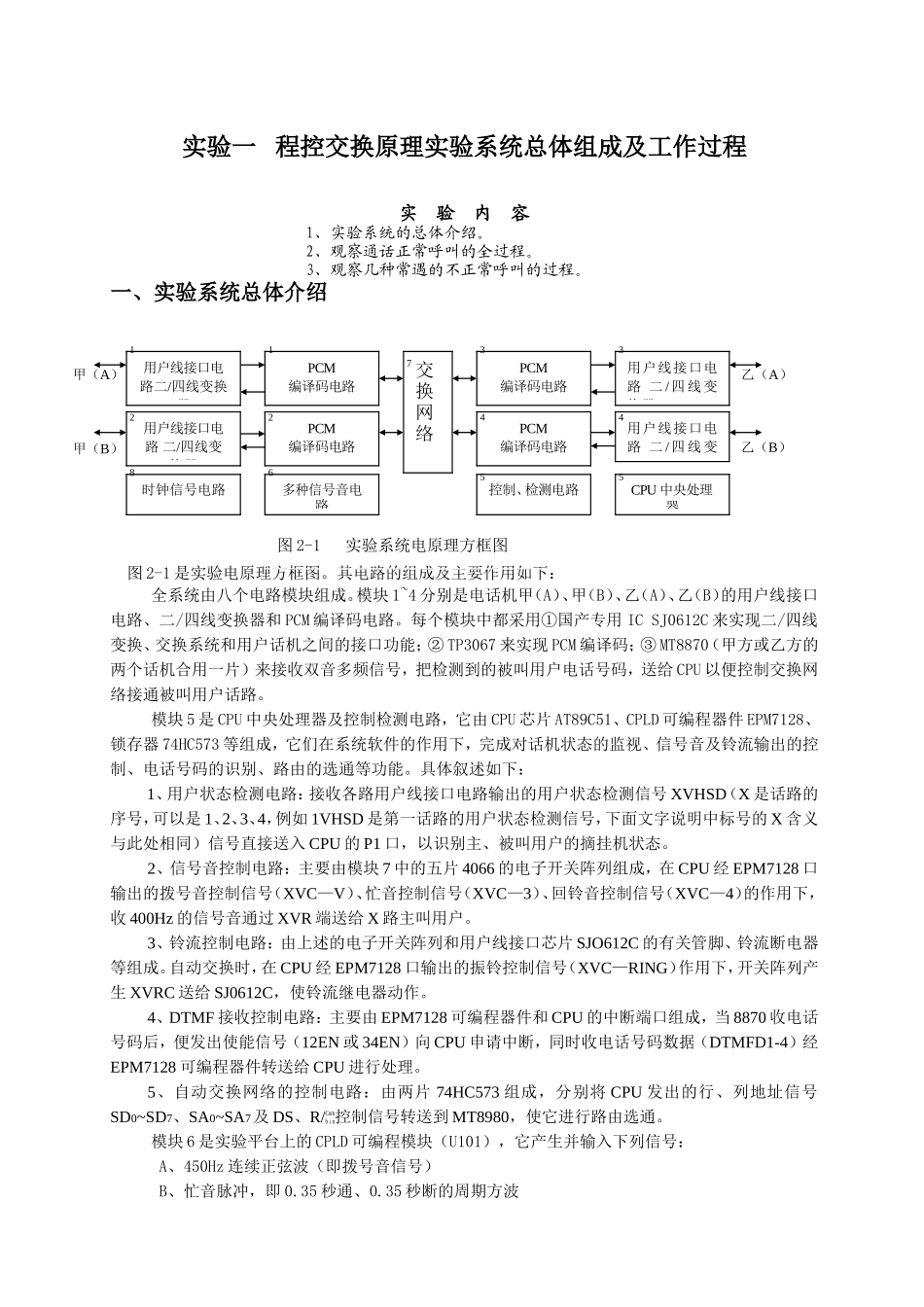 程控实验指导书--更新.._第1页