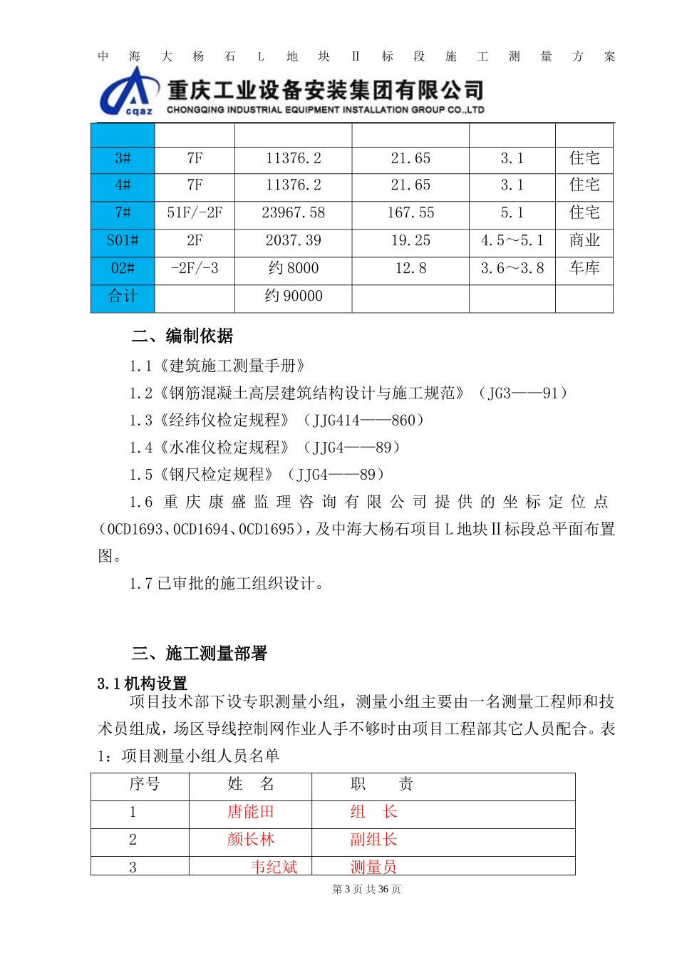 超高层施工测量方案_第3页