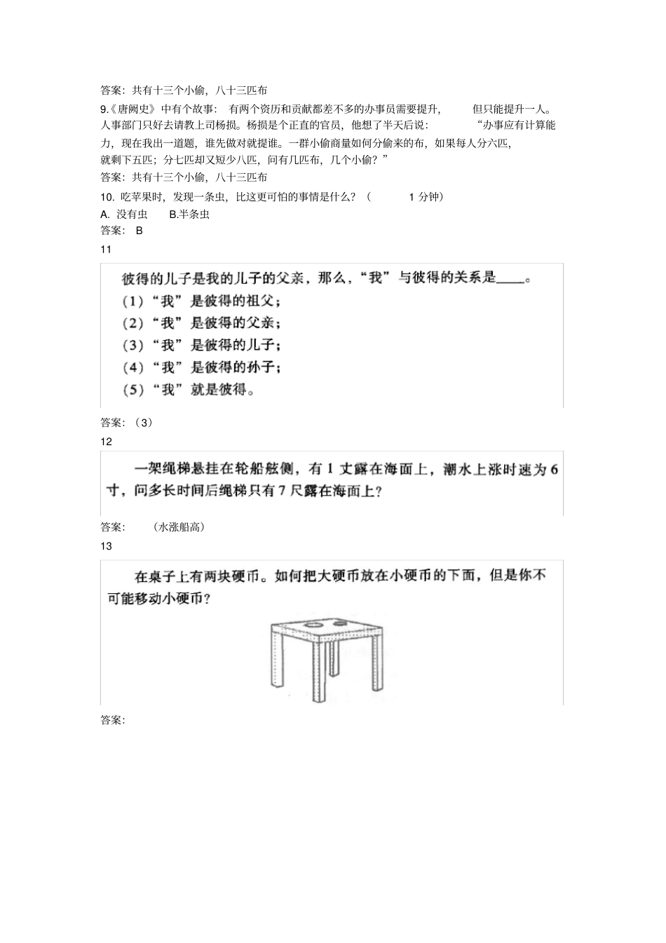中石化校园招聘考试题型创新能力测试题锦集_第2页