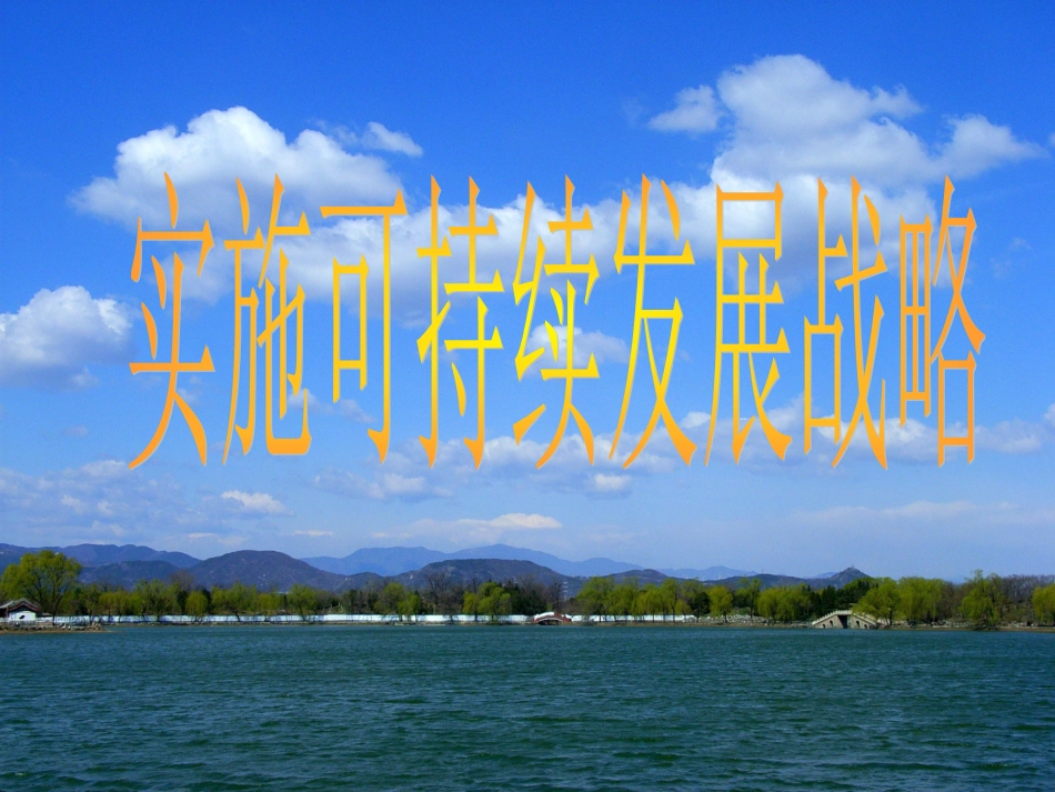 实施可持续发展战略_第1页