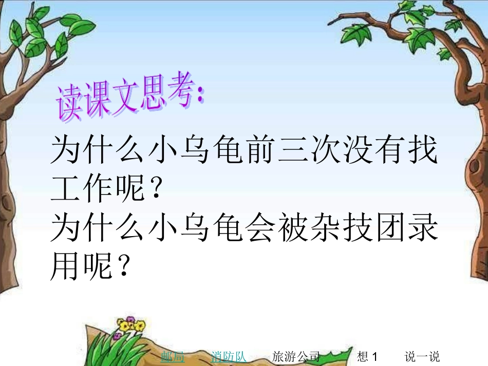 《小乌龟找工作》课件_第3页