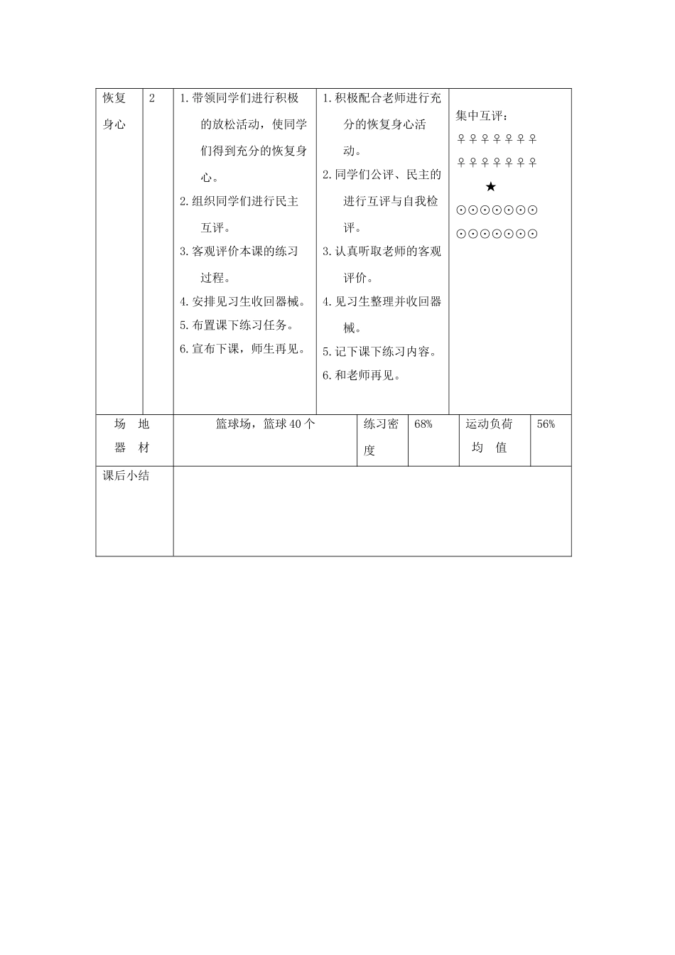 初中体育篮球教案_第3页