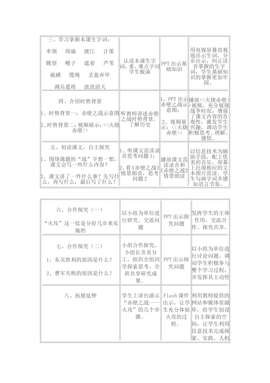 教学设计--《赤壁之战》_第3页