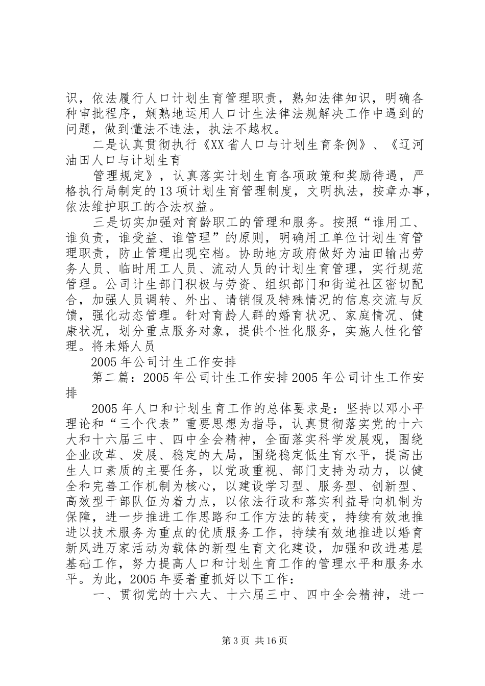 XX年公司计生工作安排_第3页