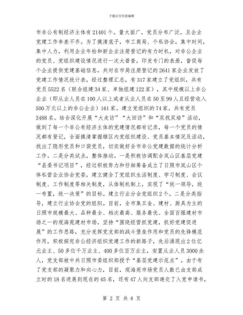 个私协会办公室工作总结与个私协会长个人工作总结汇编_第2页