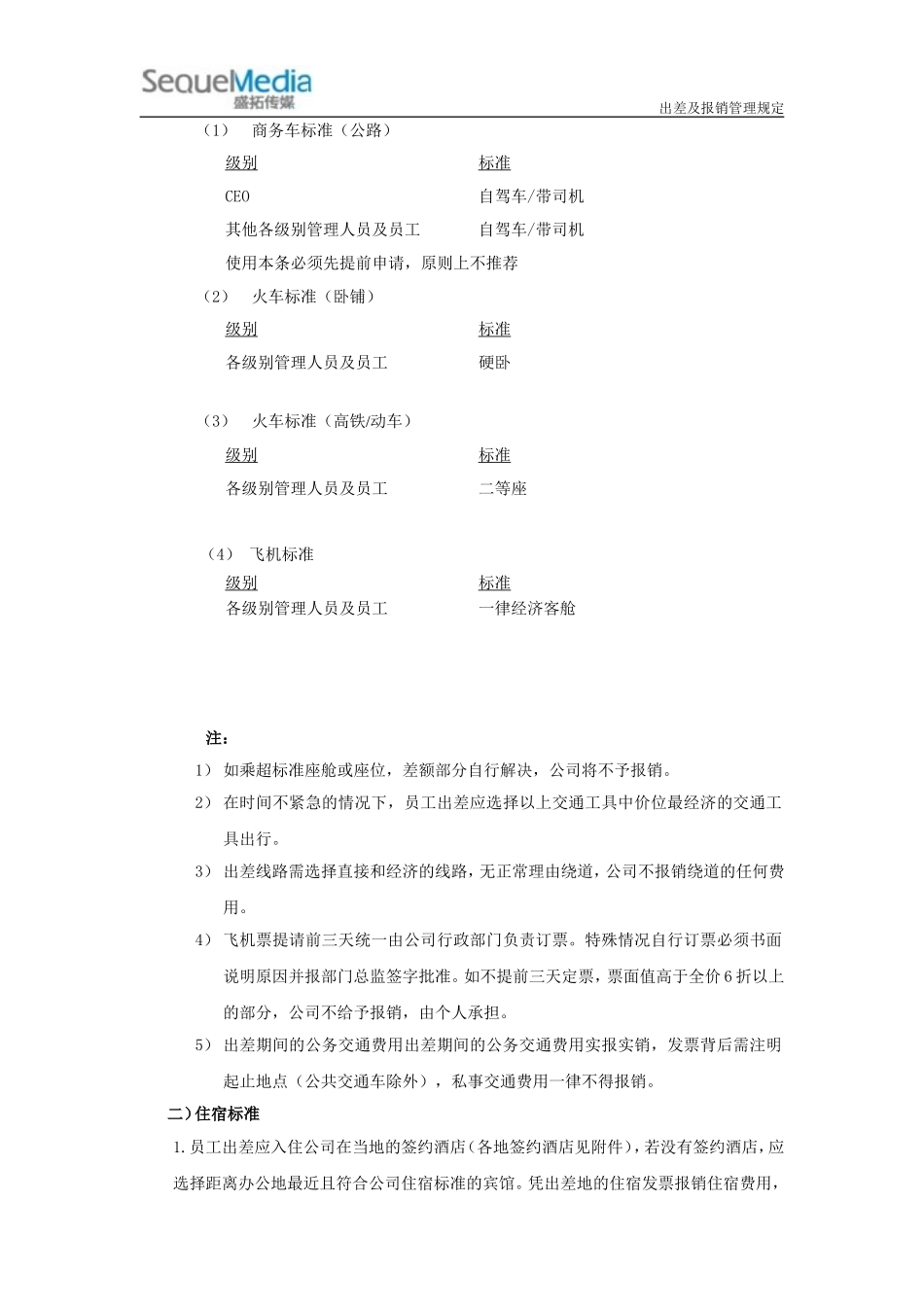 出差及报销管理规定_第2页