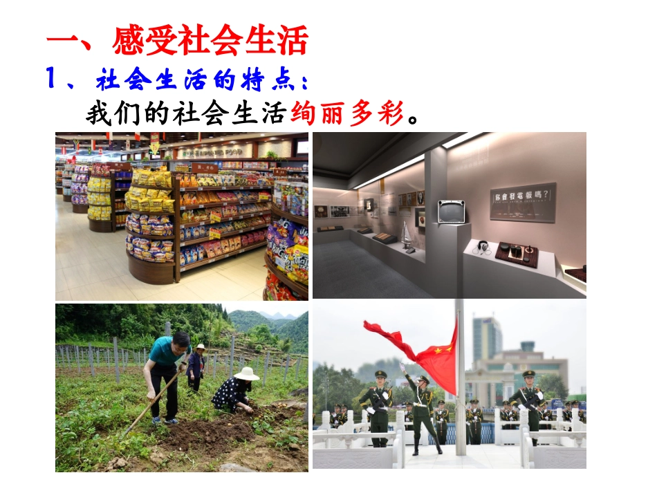 第1课丰富的社会生活_第2页