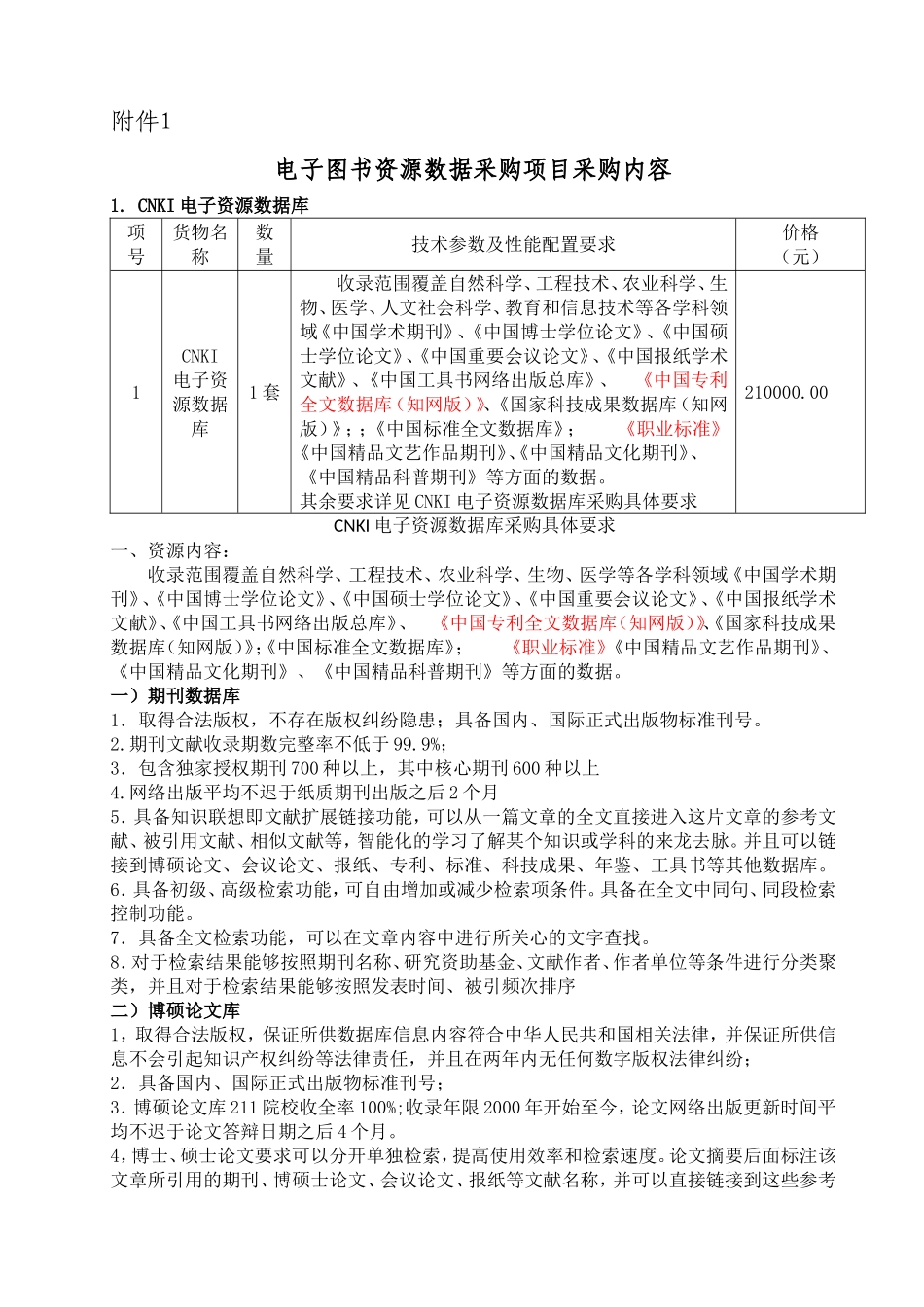 电子图书资源数据采购项目采购内容 (2)_第1页