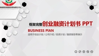 创业融资计划书